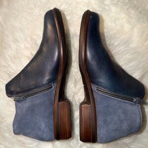 Naot Helm Women's by Blue Leather and Suede Boots